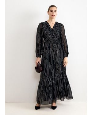 Phase Eight Caroline Long Sleeve Shift Dress - Black