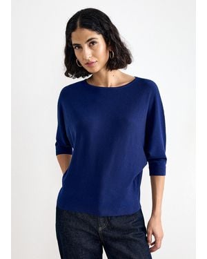 Phase Eight Cristine Knit Jumper - Blue