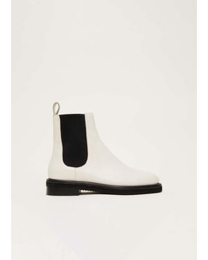 Phase Eight Casual Leather Pull On Ankle Boots - Natural