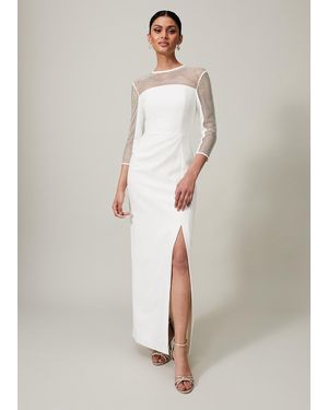 Phase Eight Belle Embellished Maxi Dress - Natural