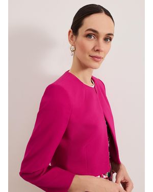 Phase Eight Phoebe Cropped Jacket - Pink