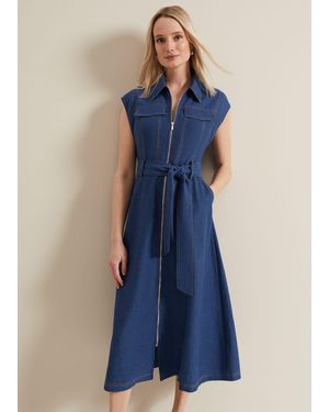 Phase Eight Luiza Midi Dress - Blue
