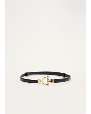 Phase Eight Leather Waist Belt - Natural