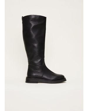 Phase Eight Flat Knee High Boot - Black
