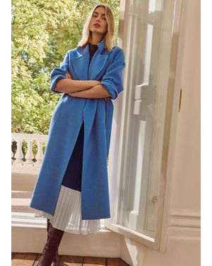 Phase Eight Darcy Wool Coat - Blue
