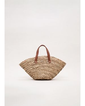 Phase Eight Mini Straw Tote Bag - Pink