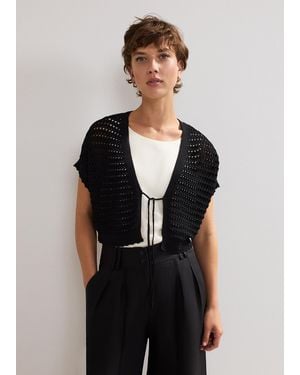 Phase Eight Leona Crochet Cover Up - Black