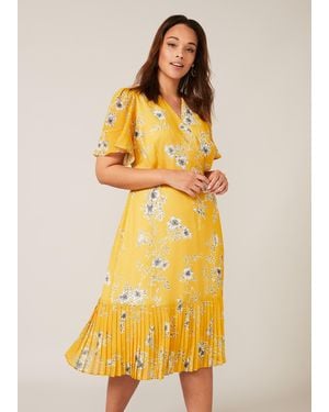 Phase Eight Maisie Floral Dress - Yellow