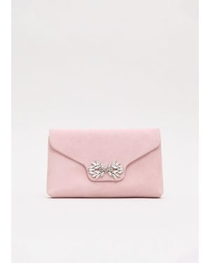 Phase Eight Sparkle Clutch Bag - Pink