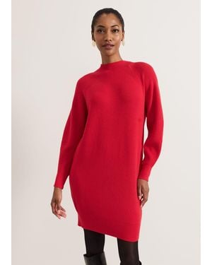 Phase Eight Eliana Jumper Dress - Red