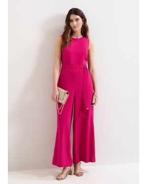 Phase Eight Marta Wide Leg Jumpsuit - Pink