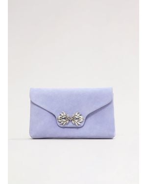 Phase Eight Sparkle Clutch Bag - Blue