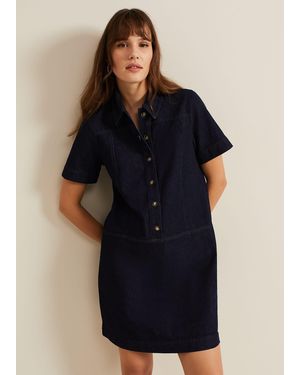 Phase Eight Larisa Tunic Dress - Blue