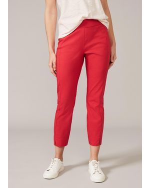 Phase Eight Louise Crop Trousers - Red