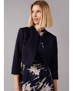 Phase Eight Karlee Textured Occasion Jacket - Blue