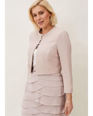 Phase Eight Maya Cropped Occasion Jacket - Multicolour