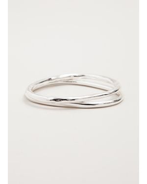 Phase Eight Oval Bangle Pack - Natural