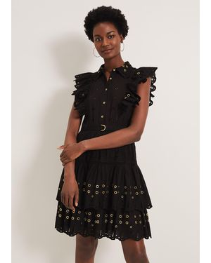 Phase Eight Ana Ruffle Dress - Black
