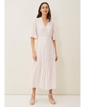 Phase Eight Germaine Midaxi Dress - Natural