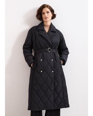Phase Eight Sukie Quilted Maxi Puffer - Black