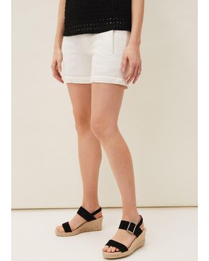Phase Eight Sara Denim Shorts - Black
