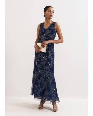 Phase Eight Romita Maxi Dress - Blue