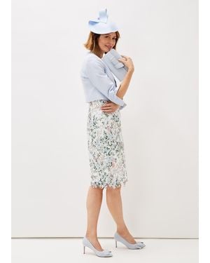 Phase Eight Zoelle Bow Detail Jacket - Natural