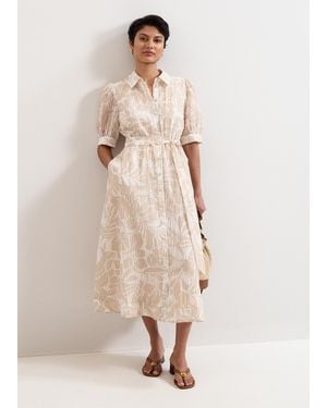 Phase Eight Petite Delphine Dress - Natural