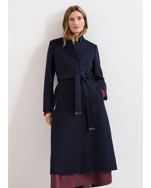Phase Eight Charlotte Wool Coat - Blue
