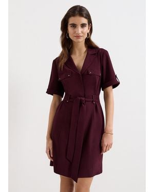 Phase Eight Marlina Utility Mini Dress - Red