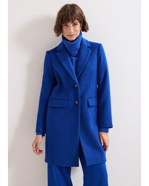 Phase Eight Lydia Wool Coat - Blue