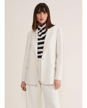 Phase Eight Celyn Single Breasted Blazer - Natural