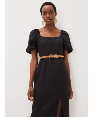 Phase Eight Betsy Double Buckle Suede Belt - Multicolour