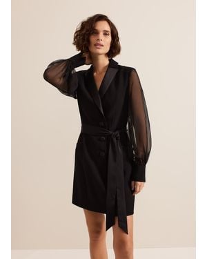 Phase Eight Saeda Tux Dress - Black