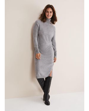 Phase Eight Seline Wool Cashmere Dress - Grey