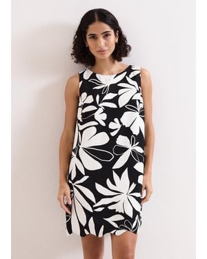Phase Eight Marta Shift Print Mini Dress - White