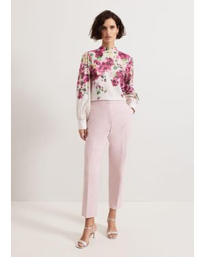 Phase Eight Ulrica Tapered Suit Trouser - Natural