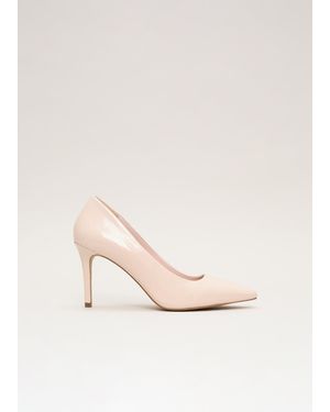 Phase Eight Patent Court Shoe - Natural