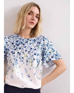 Phase Eight Rowan Floral Top - Blue