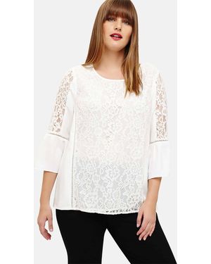 Phase Eight Anna Lace Blouse - White