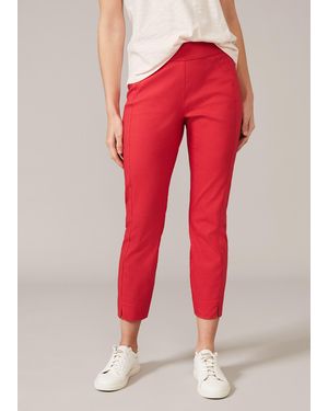 Phase Eight Louise Crop Trousers - Red