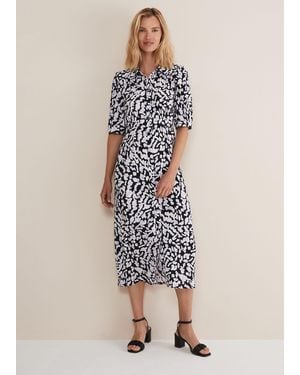 Phase Eight Cosette Animal Print Midaxi Dress - Natural