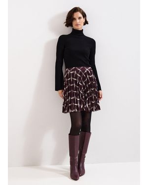 Phase Eight Mairi Check Mini Skirt - Red