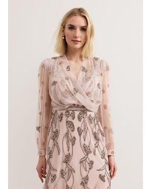 Phase Eight Evonne Beaded Cover Up - Pink