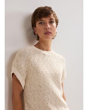 Phase Eight Janet Textured Tank - Natural