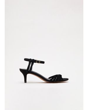 Phase Eight Suede Strappy Sandals - White