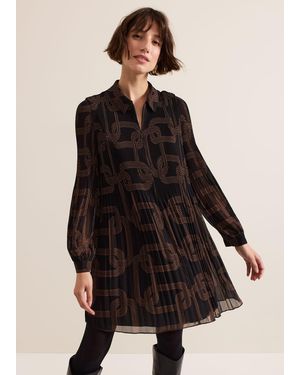 Phase Eight Ella Chain Swing Dress - Black