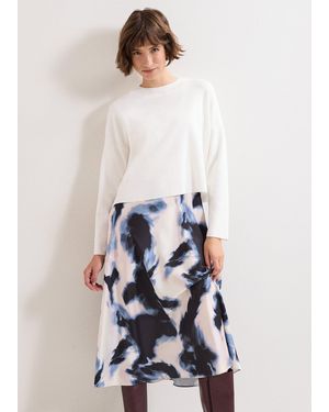 Phase Eight Issy Tye Dye Dress - White