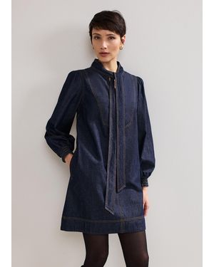 Phase Eight Peggie Denim Dress - Blue