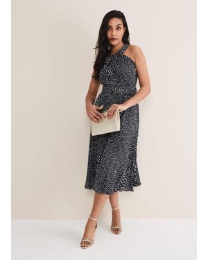 Phase Eight Petite Elsie Spot Dress - Multicolour